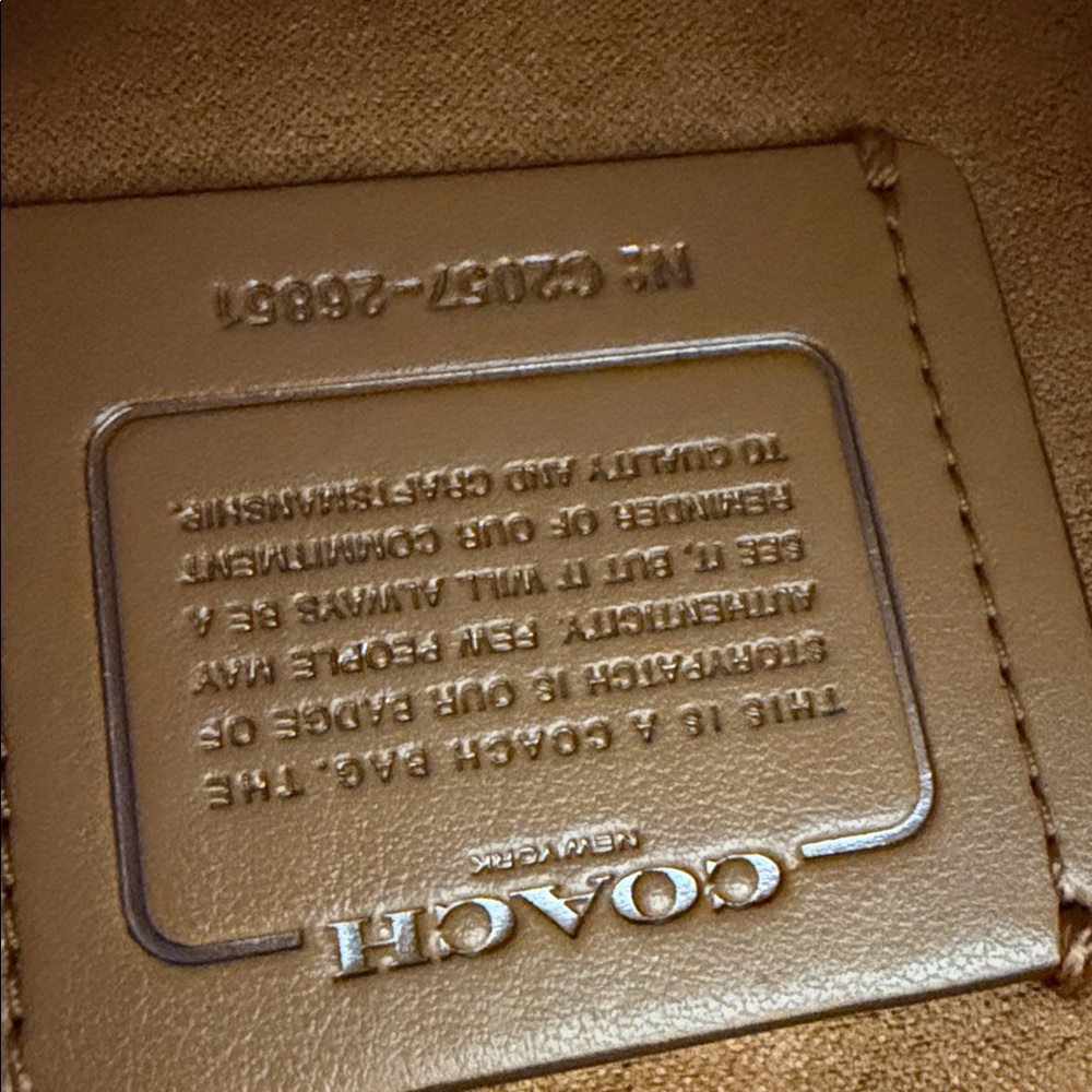 Coach Color Block Leather Bag - Picture 6 of 6
